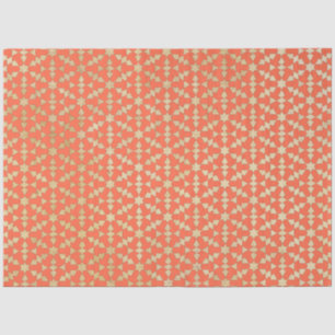 Papel De Seda Patrón de mosaico geométrico étnico marroquí
