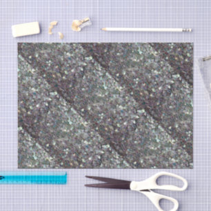 Papel De Seda Patrón de mosaico plateado brillante y colorido