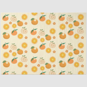 Papel De Seda Patrón de naranjas