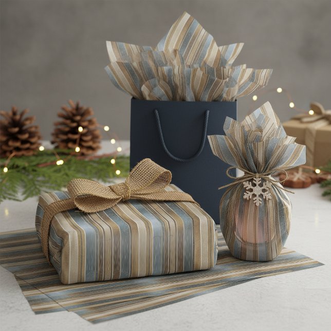Papel De Seda Patrón de Navidad Earth Tones #27 ID1009 (Subido por el creador)