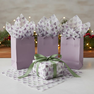 Papel De Seda Patrón de Navidad Verde Púrpura#24 ID1009