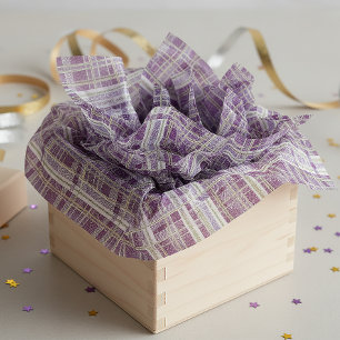 Papel De Seda Patrón de Navidad Verde Púrpura #2 ID1009