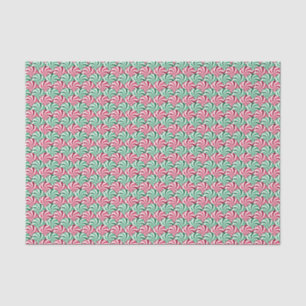 Papel De Seda Patrón de Navidades de menta