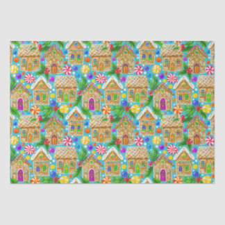 Papel De Seda Patrón de Navidades de pan de jengibre