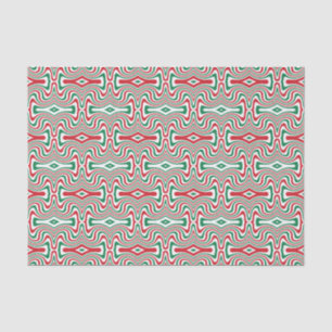 Papel De Seda Patrón de Navidades de Trippy Retro Groovy