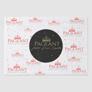 Papel De Seda Patrón de Navidades del logo del concurso