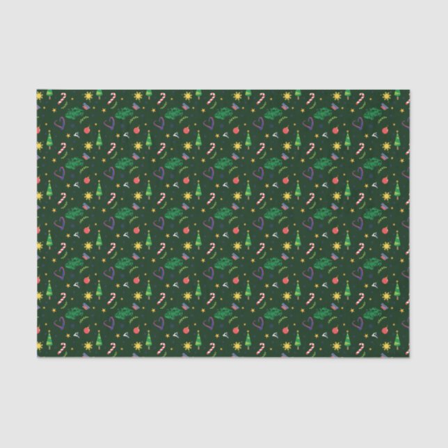 Papel De Seda Patrón de Navidades filipinos Pinoy Ako (Anverso)