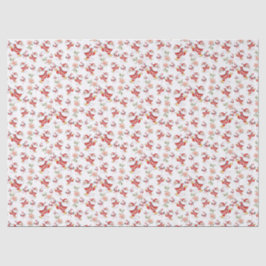 Papel De Seda Patrón de Navidades Flamingo Tropical