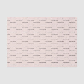 Papel De Seda Patrón de nombre de almacén de moda Boutique rosa 