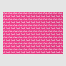 Papel De Seda Patrón de Novia Personalizado para Despedida de So