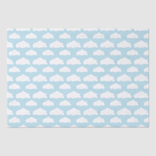Papel De Seda Patrón de nubes singulares