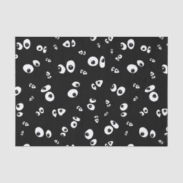 Papel De Seda Patrón de ojos saltones espeluznantes