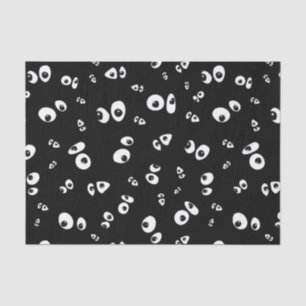 Papel De Seda Patrón de ojos saltones espeluznantes