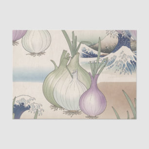 Papel De Seda Patrón de onda de cebolla Ukiyo-e
