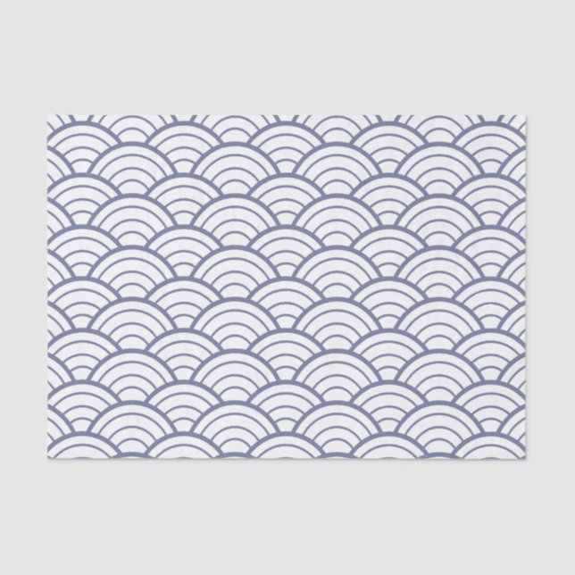 Papel De Seda Patrón de ondas (Anverso)