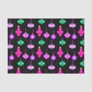 Papel De Seda Patrón de ornamento antiguo en rosa, Verde azulado