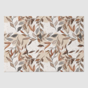 Papel De Seda Patrón de otoño del Boho suave