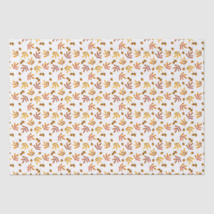 Papel De Seda Patrón de otoño en acuarela