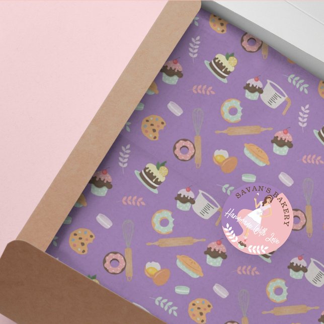 Papel De Seda Patrón de panadería de dulces y utensilios para ha (Subido por el creador)