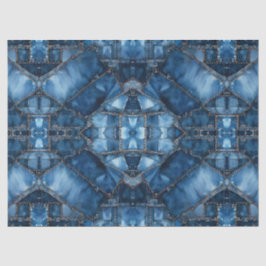 Papel De Seda Patrón de parches de mezclilla - Ava