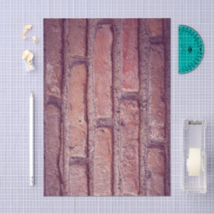 Papel De Seda Patrón de pared de ladrillo vintage - Decoración r