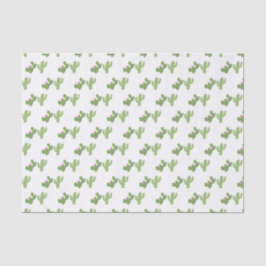 Papel De Seda Patrón de pareja de cactus