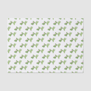 Papel De Seda Patrón de pareja de cactus