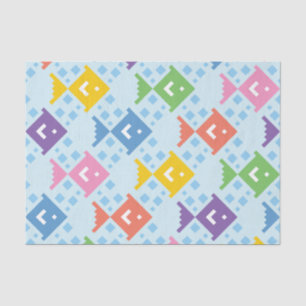 Papel De Seda Patrón de peces oceánicos coloridos