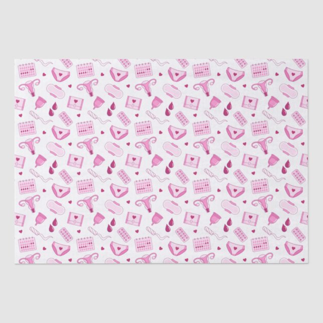 Papel De Seda Patrón de períodos (Anverso)