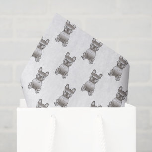 Papel De Seda Patrón de perro Bulldog francés / Frenchie Isabell