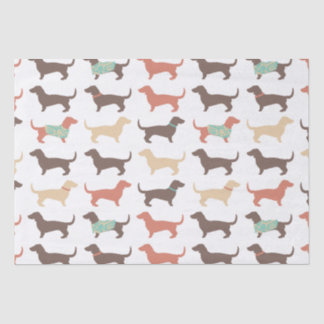 Papel De Seda Patrón de perro Dachshund