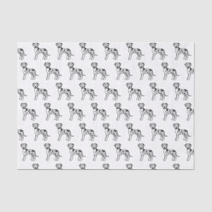 Papel De Seda Patrón de perro de dibujos animados lindo Gran Dan