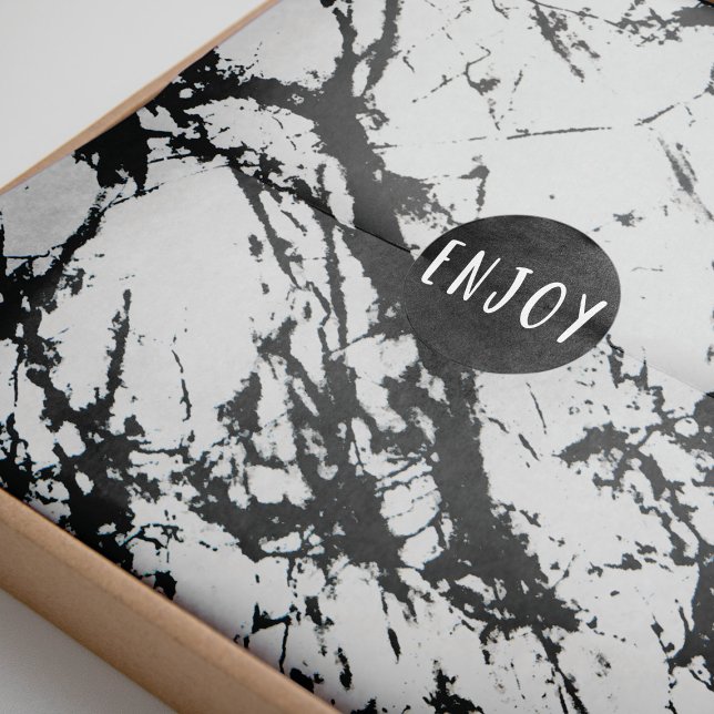 Papel De Seda Patrón de Piedra de Mármol Blanco y Negro (Subido por el creador)