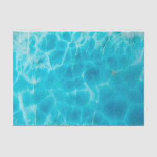 Papel De Seda Patrón de Piedra Gem, Lármara Azul / Piedra Atlánt