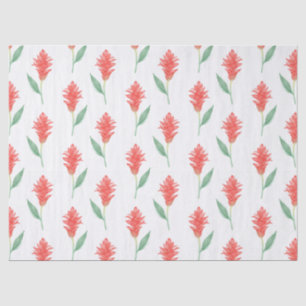 Papel De Seda Patrón de plantas tropicales y flores