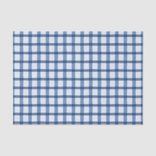 Papel De Seda Patrón de plástico azul y blanco