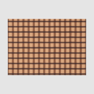 Papel De Seda Patrón de plástico color marrón chocolate