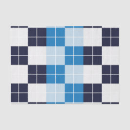 Papel De Seda Patrón de plástico de contrastado azul