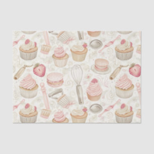 Papel De Seda Patrón de postres dulces