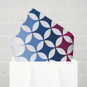 Papel De Seda Patrón de punto de cruz colorido sin fisuras