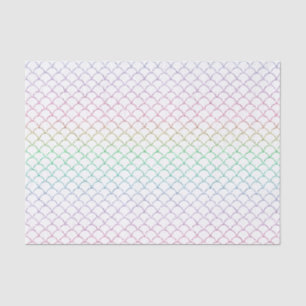 Papel De Seda Patrón de Purpurina de sirena