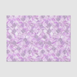 Papel De Seda Patrón de Quatrefoil Marroquí Púrpura Lilac