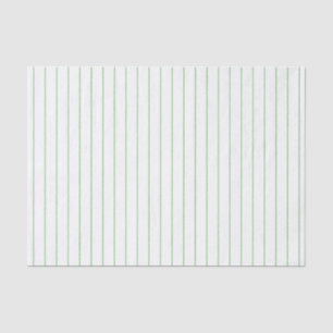 Papel De Seda Patrón de raya de alfiler fina de verde navideño a