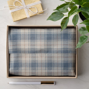 Papel De Seda Patrón de raya de ferrocarril beige marino