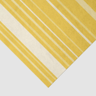 Papel De Seda Patrón de rayas amarillas