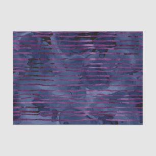 Papel De Seda Patrón de rayas azul marino y púrpura