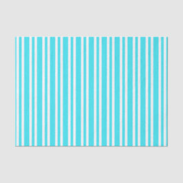 Papel De Seda Patrón de rayas blancas y azules