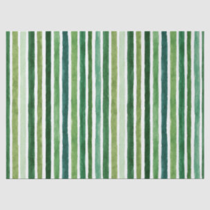 Papel De Seda Patrón de rayas de pintura verde