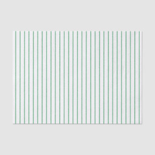Papel De Seda Patrón de rayas finas de Green Thin Line