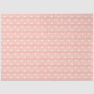 Papel De Seda Patrón de rayas rosa coral